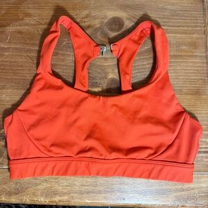 Athleta Sports Bra *broken clip* Orange size Small‎